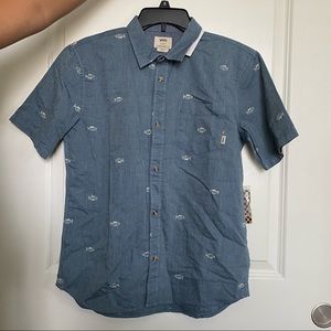 brand new vans button down